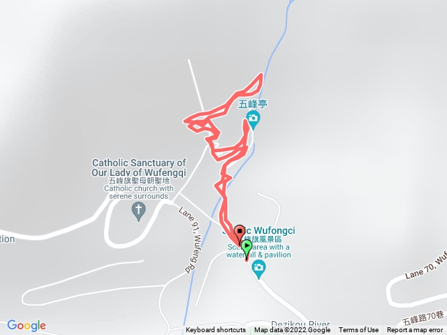 市場-五峰旗瀑布