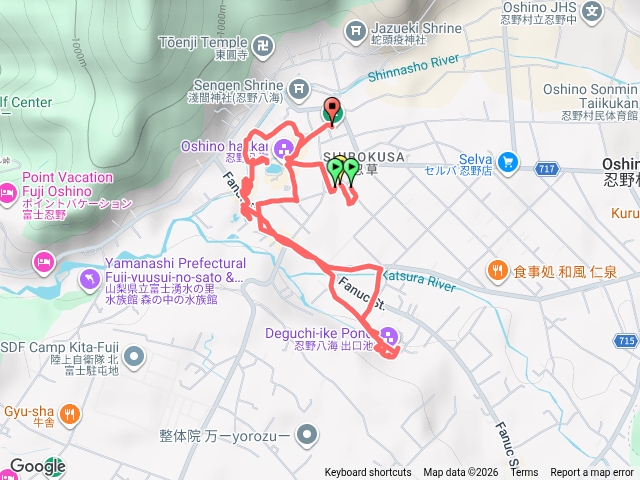 日本忍野八海一圈