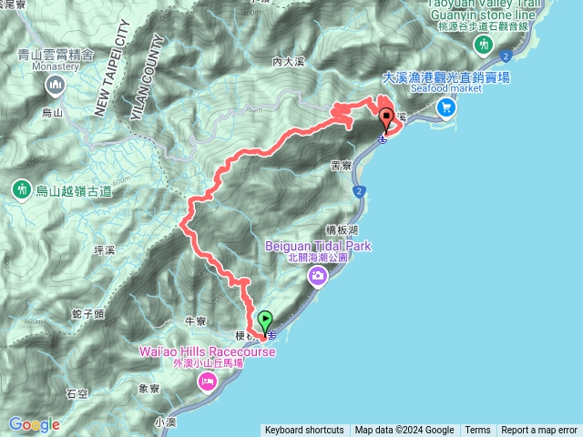 叢雲山、七兄弟山、鷹仔尖