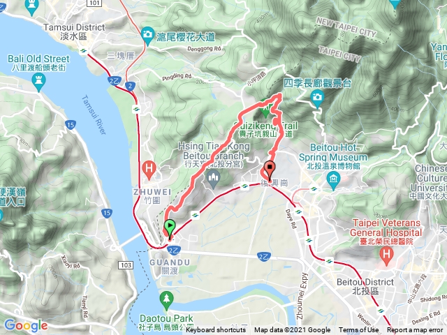 關渡、忠義山、貴子坑親子步道