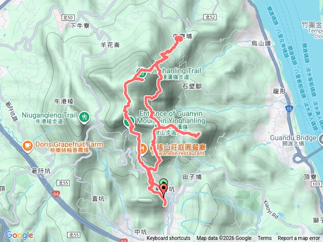 觀音山八里站山