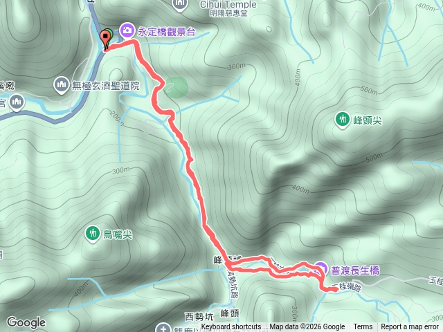 藤寮坑站、玉桂嶺福德宮、普渡長生橋(福慶橋)、玉桂嶺保甲路、玉桂嶺分班、峰頭福德宮、藤寮坑站