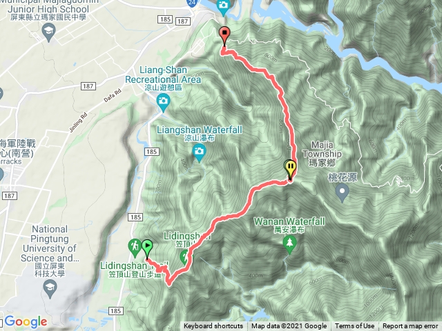 笠頂 真笠 真理東北峯 白賓山