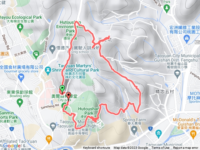 虎頭山（2M走山）