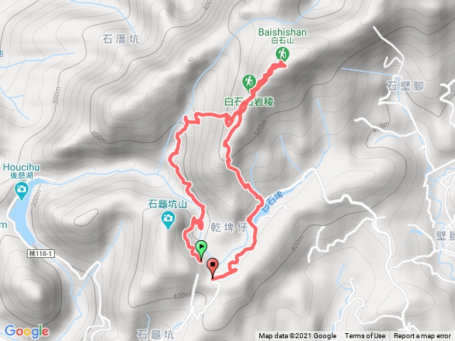 石安宮接白石山
