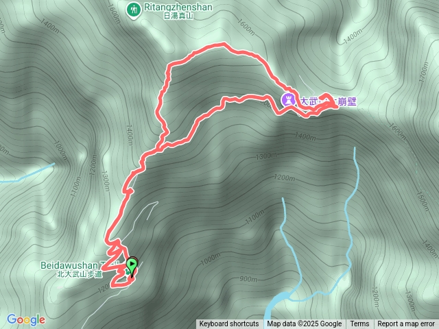 大武山新登山口到舊登山口
