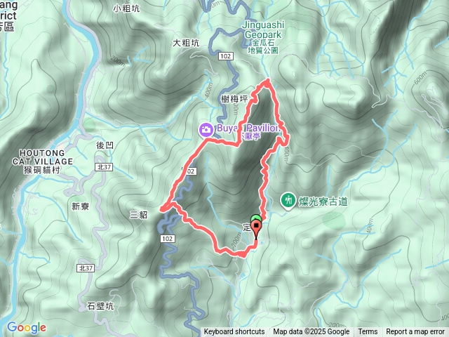 20251207牡丹十三層古道- 舊路礦坑-黃金隧道-牡丹山-金字碑古道O型預覽圖