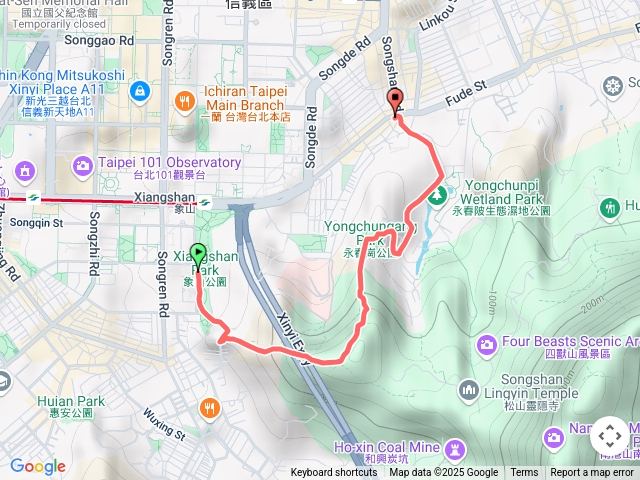 象山松仁路至松山路(慢跑)