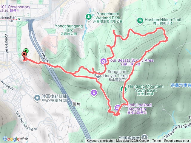 四獸山南港山拇指山全攻略