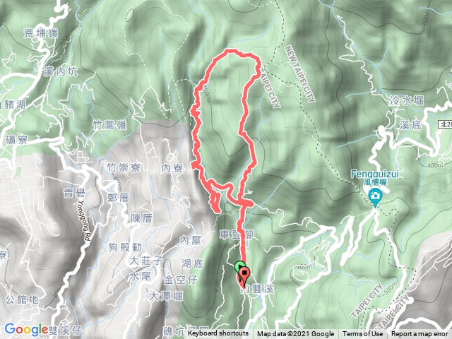 荷蘭內雙溪古道坪頂三圳