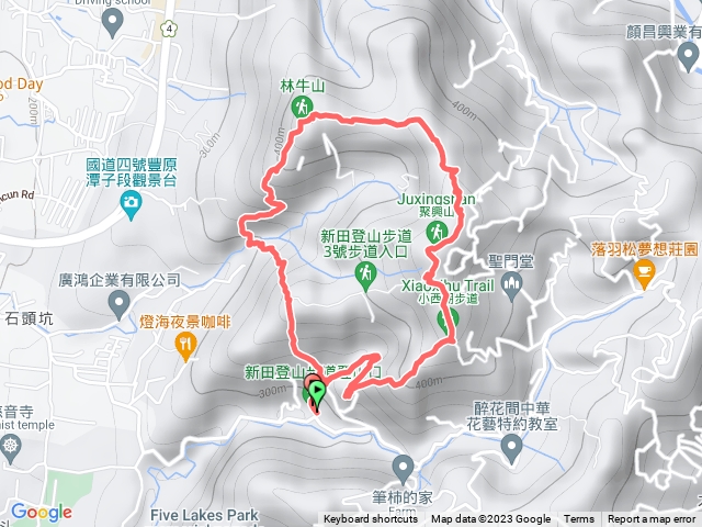 新田步道 聚興山 林牛山