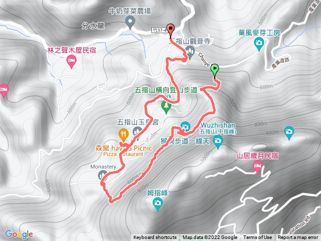 五指山橫向步道