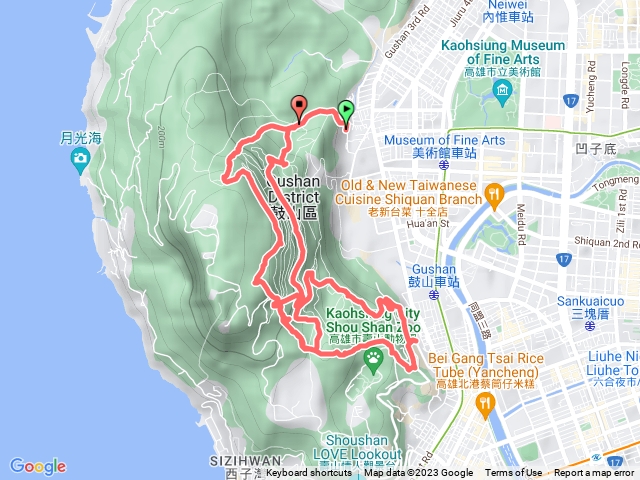 南北柴山O型-龍門亭、動物園