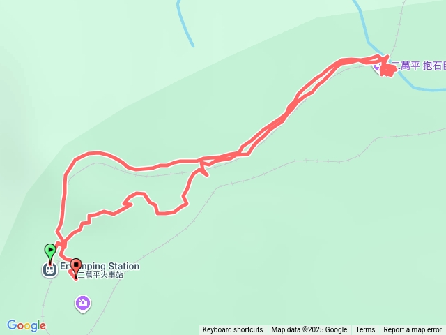 二萬平步道樹抱石