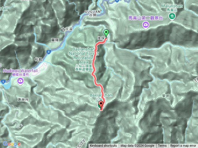 八仙山登頂原路回預覽圖