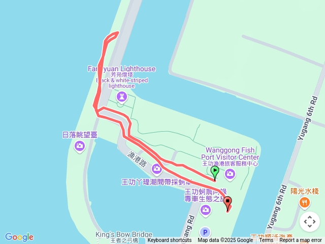 芳苑漁港走走