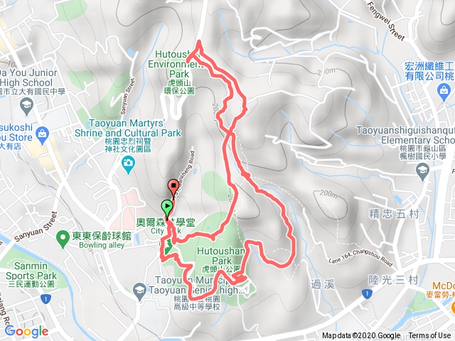 虎頭山步道走一走