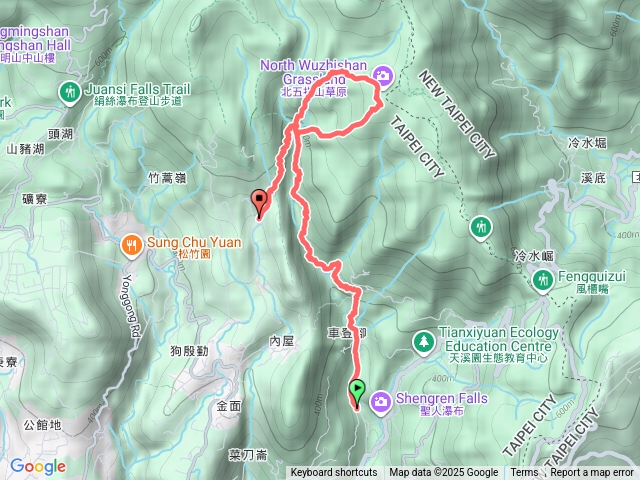 內雙溪古道、荷蘭古道、內寮