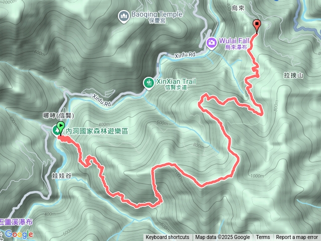 內洞林道14.3上大保克山下內洞林道7.8k