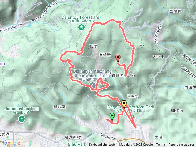 碧湖上內湖三尖碧山開眼山龍岩石(石崁)預覽圖