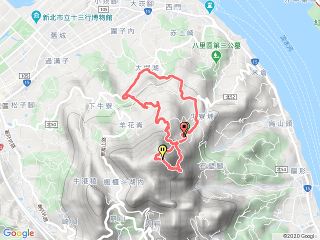 八里 觀音山 牛寮埔 硬漢嶺 北橫古道