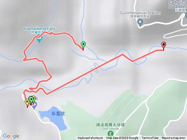 白龍灘沒找到 但是找到林美磐石步道縱走