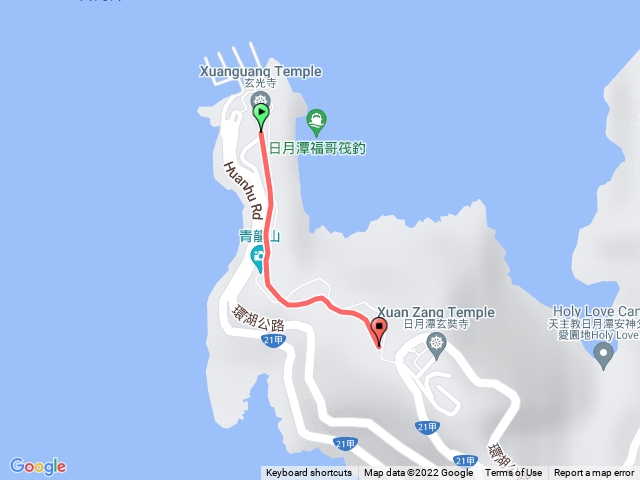 日月潭環湖健走