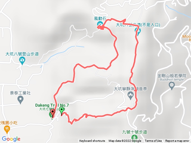 大坑6上7下（經風動石）