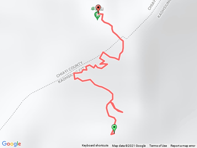 卓武山  原路回登山口