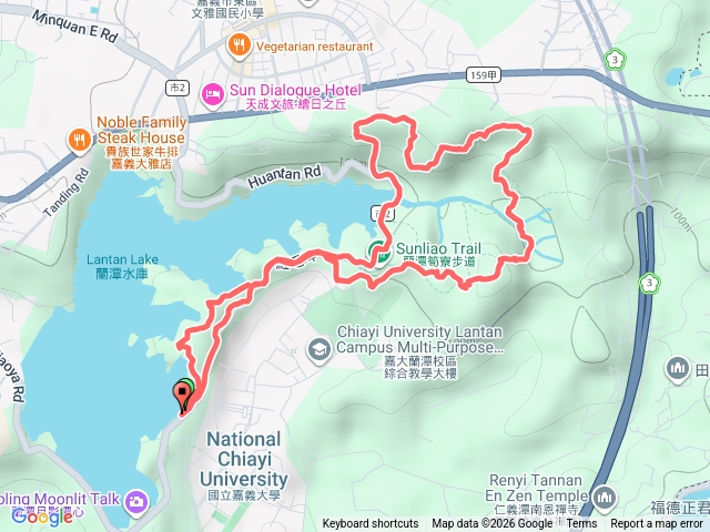 蘭潭環潭步道後山步道