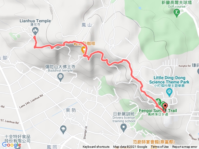 鳳崎落日步道