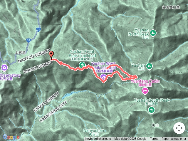 玉山西峰