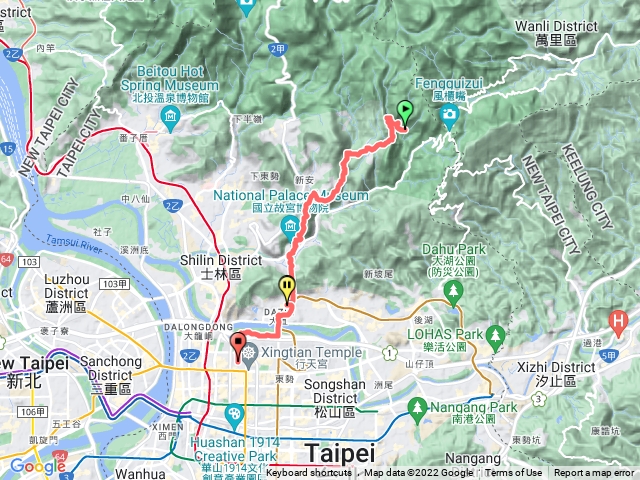 山野行坪頂水土川連走狗不理水土川