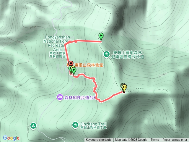 東眼山自導步道預覽圖