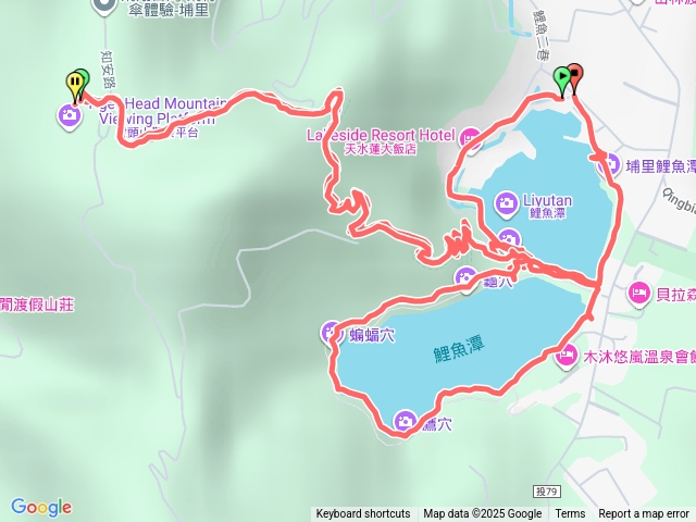 20251225南投埔里鯉里潭環湖預覽圖