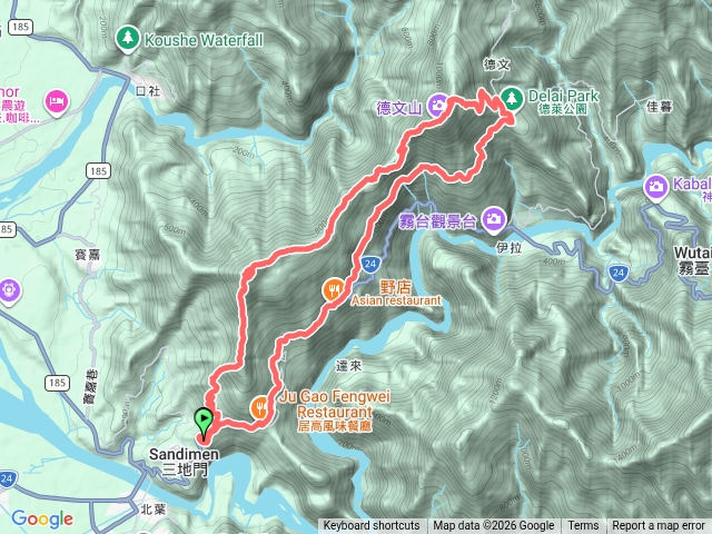 三德縱走回程踢馬路預覽圖