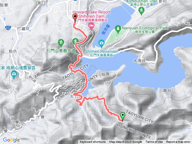 0430 Parker之雙石縱走0740起登 1200到石牛山 中間記錄跑掉