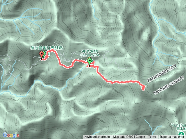 2024-11-25~26 [高雄桃源] 神池上小關山｜小關山頂伏流活水源預覽圖