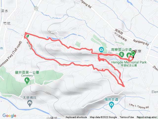 南寮竹坑溪步道-O型上竹坑山