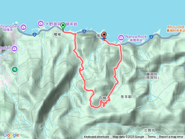 瑞能橋-保羅尖-雙鬼小霸尖-石梯坑山-石梯坑古道-仁愛橋