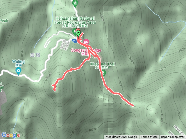 合歡東峰、小奇萊