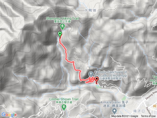 聖母山步道口