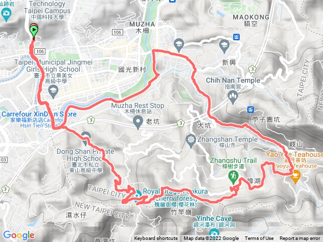 東山高中-貓空纜車站