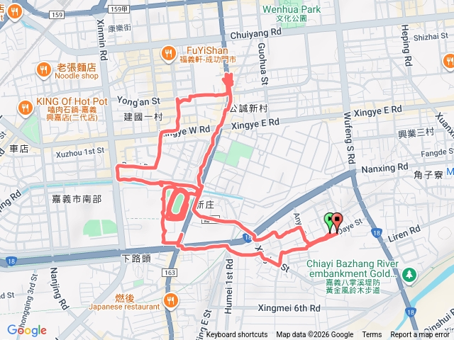 嘉義民生公園道將圳