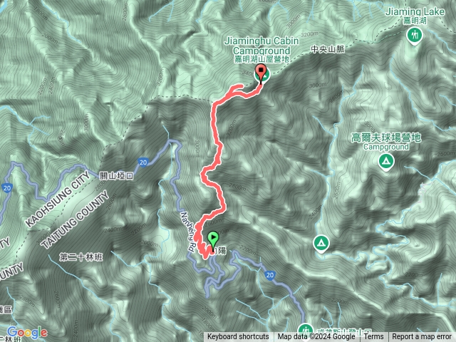 向陽山上到避難山屋預覽圖