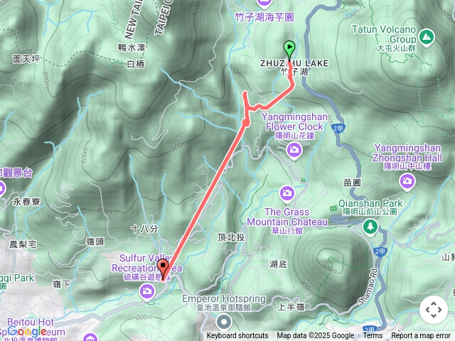 猴崁古道,草山吊橋