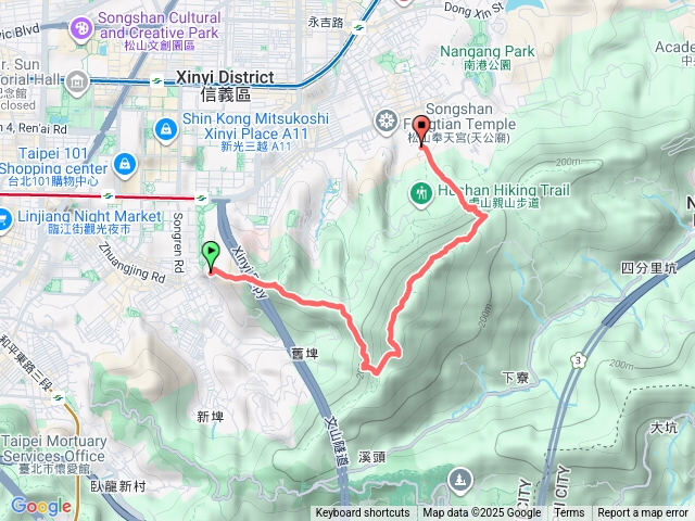250930_臺灣_臺北_象山—南港山—九五峰—虎山登山口