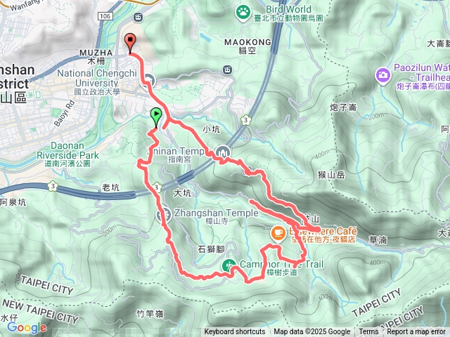 【任務一】2025臺北大縱走臺北大縱走第七段：世界山莊至飛龍步道政大後山202511211120