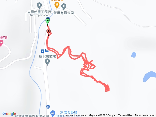 苗栗/造橋/錦水山，H92m（鑛務課502號）