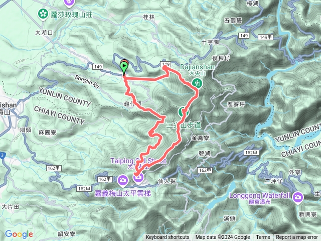 雲嘉五連峰縱走預覽圖